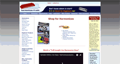Desktop Screenshot of harmonicas-4-sale.com